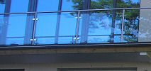 Stainless Steel Glass Infill Balustrade, Railing System