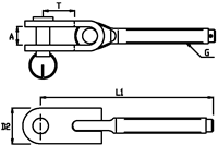 Photo of Threaded Toggle UNF