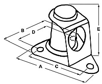 Photo of Stanchion Base Triangle